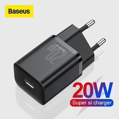 Baseus 30 W PD Super Si USB C Ladegerät für iPhone 16 Pro Max Unterstützung QC3.0 Schnellladung tragbares Telefon Ladegerät für iP 11 Pro Max Image