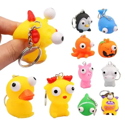 Spielzeug Schlüssel bund Tier Schlüssel bund Quetschen Spielzeug Squeeze Spielzeug Schlüssel bund