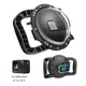 Underwater Diving Dome Port for GoPro Hero 12 11 10 9 Sport Camera Accessories Dual Handle Trigger