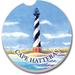 CounterArt Absorbent Stoneware Car Coaster, Cape Hatteras Lighthouse