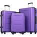 3 peice Luggage Set ABS Suitcase Hardshell with Wheels 360° Spinner TSA Lock for Travel 20" /24"/ 28"