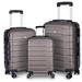 Luggage Sets ABS Hardshell Suitcase with Spinner Wheels Durable Lightweight TSA Lock Expandable 20"/24"/28" Checked Luggage