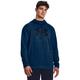 UNDER ARMOUR Herren Kapuzensweat UA ARMOUR FLEECE BIG LOGO HD, Größe S in Blau