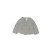Old Navy Cardigan Sweater: Gray Print Tops - Size 6-12 Month