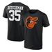 Men's Fanatics Branded Adley Rutschman Black Baltimore Orioles Player Icon Name & Number T-Shirt