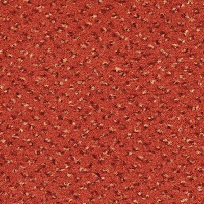 Teppichboden VORWERK "Passion 1006 (Riva), Velours - gemustert, Made in Germany", orange (orange rot), B:500cm H:6,7mm L:450cm, Polyamid, Teppiche, Wohnzimmer, Schlafzimmer, Kinderzimmer, Breite 400/500 cm