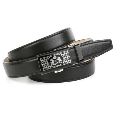 Ledergürtel ANTHONI CROWN, Damen, Gr. 80, schwarz, Leder, unifarben, Gürtel, mit gemusterter Schließe Image