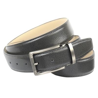 Ledergürtel ANTHONI CROWN, Damen, Gr. 85, grau, Leder, unifarben, Reptilienprägung, modisch,klassisch, Gürtel, Ein stilvoller Gürtel mit Reptilien-Prägung Image