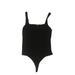 BP. Bodysuit: Black Tops - Women's Size Medium