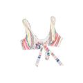 ASOS Swimsuit Top White Stripes Swimwear - Women's Size 8