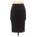 ASOS Casual Midi Skirt Calf Length: Black Print Bottoms - Women's Size 6