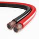 conecto Boxenkabel, CCA-Lautsprecher-Kabel, 2x4,00mm² Farbe: rot/schwarz 30 Meter