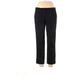 Amanda + Chelsea Casual Pants - Mid/Reg Rise Straight Leg Boot Cut: Black Bottoms - Women's Size 10