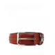 Ted Baker Mens Accessories Siymon Caviar and Smooth Leather Belt in Tan - Brown Leather (archived) - Size 30 (Waist)