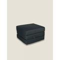 Kaikoo Black Single Cube Chair Bed, Black