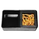 Boîte à nourriture en plastique noir pour Reptiles Terrarium pour l'alimentation des animaux de
