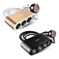 Voiture allume-cigare prise de courant séparateur adaptateur secteur double USB chargeur prise F19A