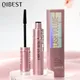 QIBEST 1Pcs 4D Silk Fiber Lash Mascara Waterproof Black Mascara For Eyelash Extension Black Thick