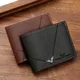Men's Wallet Made of PU Leather Skin Purse for Men Coin Purse Short Male Card Holder Wallets Zipper