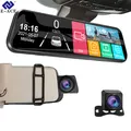 Dvr de voiture de boîte noire automatique de E-ACE Streaming Media Mirror Dash Camera 10 pouces FHD