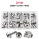 M5 M6 Cage Nuts Bolts Washers Metric Square Hole Hardware Server Rack Screw Mount Clip Nuts