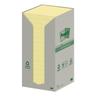16er-Pack Haftnotizblock »Recycling Notes« 7,6 x 7,6 cm gelb, Post-it Super Sticky Recycling