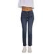 LTB Jeans Damen Jeans Vilma - Jeans Damen Straight aus Baumwollmischung Straight Denim Dunkel mit Reißverschluss Mittlere Taille - Blau