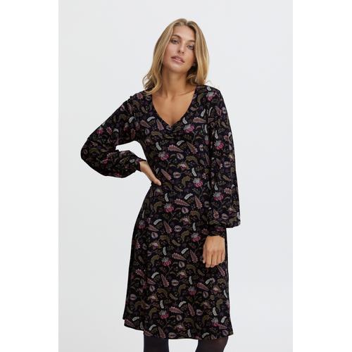 „Blusenkleid FRANSA „“Fransa FRANN DR 1″“ Gr. m, US-Größen, bunt (fig mix) Damen Kleider Blusenkleider“