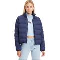 Tommy Jeans Damen Jacke Light Übergangsjacke, Blau (Twilight Navy), S