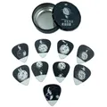 18 Pack Universum serie Gitarre Picks Mit Zinn Box Medium 0 71mm Celluloid Gitarre Plektrum Gitarre