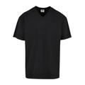 Urban Classics Herren T-Shirt Organic Oversized V-Neck Tee Black L