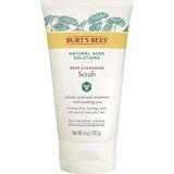 Burt s Bees Natural Acne Solutions Pore Refining Cleansing Scrub Exfoliating Face Wash for Oily Skin 4 Oz (Package May Vary)