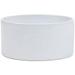 WGV Ceramic Cylinder Vase Width 8 Height 4 Matte Container Planter Centerpiece for Event Party Wedding Office Home Decor Smooth White 1 Piece