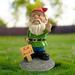 Bxingsfty Cute Gnome Decor Modern Art Comical Character Decor Outdoor Garden Lawn Ornament