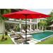 Outdoor Patio Umbrella 10FT(3m) WITHOUT FLAP WITHOUT BASE Red pole size 38mm(1.49inch) 79880