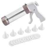 Wovilon Cookie Press Gun Cookie Press Set Manual Cookie Extruder Embossing Extruder Butter Extruder Embossing Extruder Baking Tool