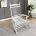 BALCONY PORCH ADULT ROCKING CHAIR - WHITE 40379