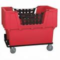 Sim Supply Cube Truck LLDPE Red 23.0 cu. ft. N1017261-RED