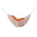 Yannee Hanging Fruit Hammock with Hooks Under Cabinet Hanging Fruit Basket Under the Kitchen Cabinet for Storing Banana Fruits Hand-Woven Lace Hanging Basket for Kitchen Fruit Holder Decor