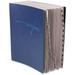 - Deluxe Expandable File 1-31/Jan-Dec Index Letter Size Pressboard Navy Blue - Sold As 1 Each - Keep Loose Paperwork Neatly Categorized In This Attractive Desktop File.