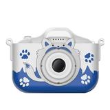 HD Camera Digital Camera Video Camera with 32GB SD Card for Children Blue