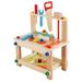 Children S Wooden Tool Stool Toy Pretends To Play With Creative Building Set