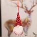 Christmas ball hat faceless baby pendant creative old man dwarf Rudolph doll