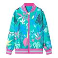 Winter Coats For Toddler Girls Fall Lightweight Zip Up Thin Leaf Printing Windbreaker Windproof Girls Light Jackets Green 120