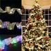 RBCKVXZ 13ft 40 LED Ribbon Christmas Lights Christmas Decorations LED Ribbon Lights Christmas Tree Ornaments DIY Lace Bow String Lights Decoration for Xmas Holiday Wedding Party Indoor Outdoor Hanging