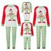 Xkwyshop Christmas Family Pajamas Matching Set Thief Tops and Striped Pants Sleepwear XMAS Jammies