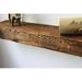 18 W X 7 D X 2 3/4 H Rustic Fireplace Mantel Shelf Floating Solid Reclaimed Barn Wood With Hardware