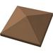 10x10 ft gazebo replacement canopy top single tier canopy top cover (brown)