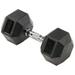 BalanceFrom Rubber Encased Hex Dumbbell 45LBs Single