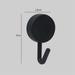Household Storage Rack Free Punching Door Hook Clothes Hanger Clothes Wall Hook Self-adhesive Clasps Hooks BLACK
